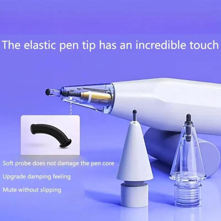 For Apple Pencil 2 / 1 Elastic Tip Soft Probe Silent Replacement Nib — view 8