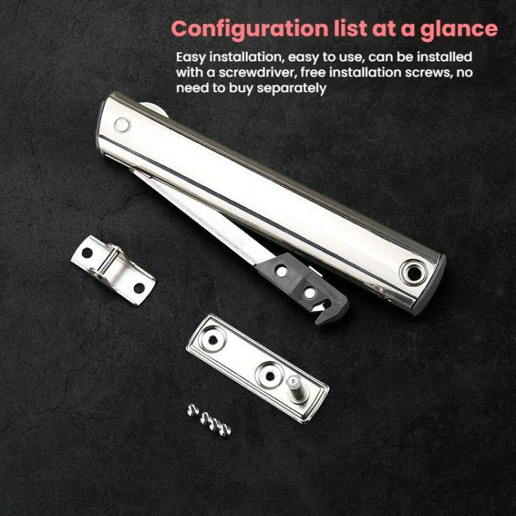 Cabinet Door Upper Flap Support Rod Folding Spring Hinge Adjustable Pneumatic Rod — view 3