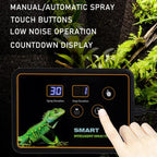 Smart Timer Misting System Kit For Reptile Terrariums Automatic Rainforest Habitat Sprayer — view 6