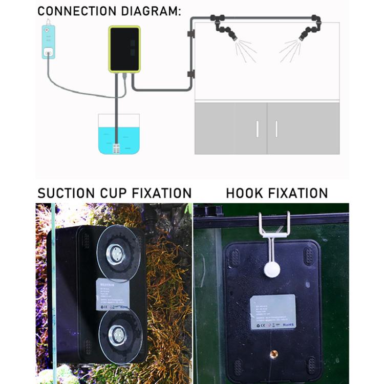 Smart Timer Misting System Kit For Reptile Terrariums Automatic Rainforest Habitat Sprayer — view 10