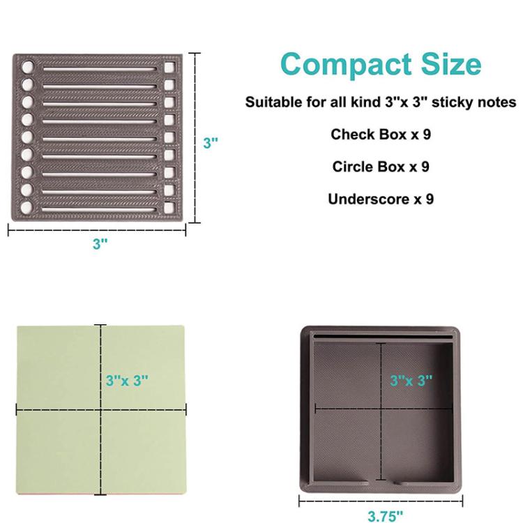 Office Sticky Note Template Box Student Planner Maker Saving Tool — view 5