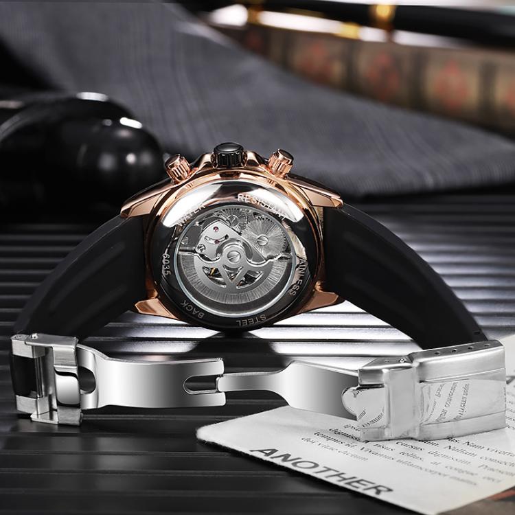 Dulunwe 30m Waterproof Luminous Fully Automatic Mechanical Watch — view 10
