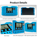 12V 24V Lithium Lead Acid Solar Charge Controller PWM PV Controller With LCD Display — view 9