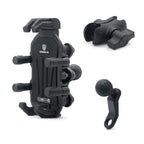Motorcycle Rearview Mirror Mount Aluminum Alloy Shock-absorbing Mobile Phone Holder