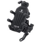 Motorcycle Rearview Mirror Mount Aluminum Alloy Shock-absorbing Mobile Phone Holder