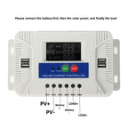 12V 24V Setup-Free Color Screen Luminous Display Solar Controller PV Solar Charge Controller — view 11