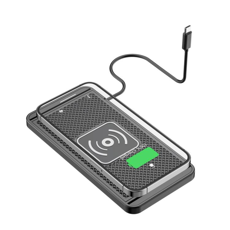 Car Wireless Charger Modified Increase Cuttable Mobile Phone Fast Charging Pad — 1m Long Line (Type-C Port)