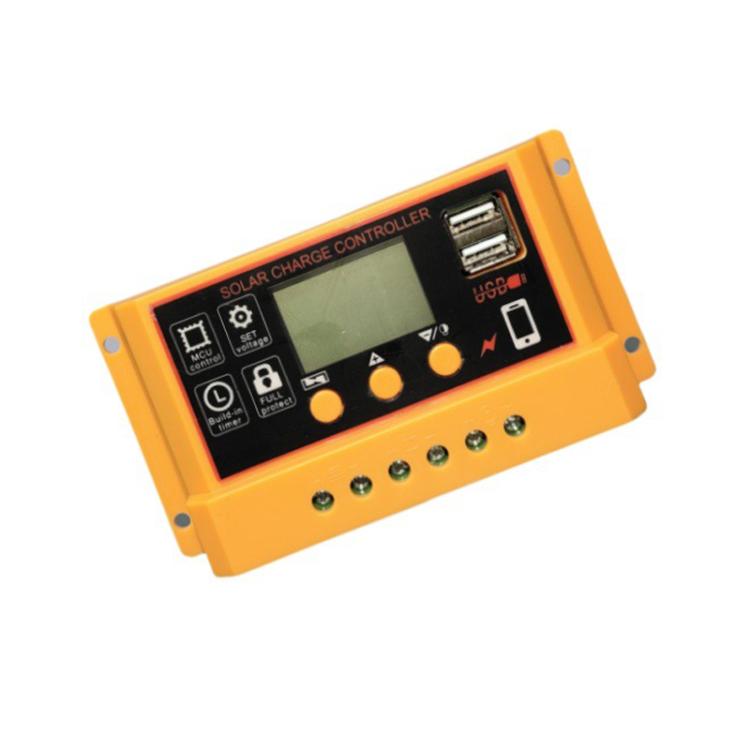 12V 24V Solar Controller PV Solar Charge Controller With LCD Display