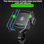 Kewig Motorcycle Bicycle Non-Blocking Mobile Phone Camera Navigation Bracket