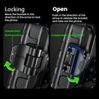 Kewig Motorcycle Bicycle Non-Blocking Mobile Phone Camera Navigation Bracket