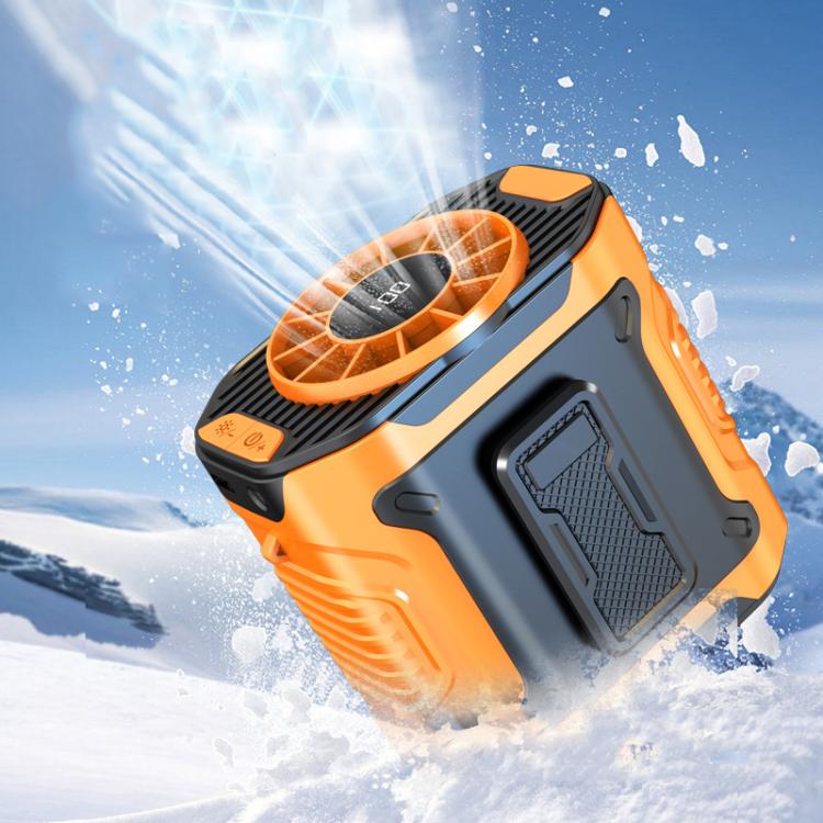 Portable Outdoor Hanging Waist Fan 100 Speeds Cooling Camping Neck Fan Long Life Charging Cooler