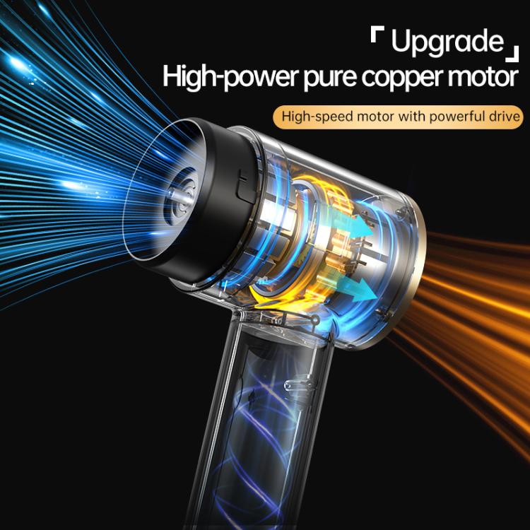 Portable Suction And Blow Extraction All In One Multi-Function Brushed Car Cordless Vacuum Cleaner — view 5