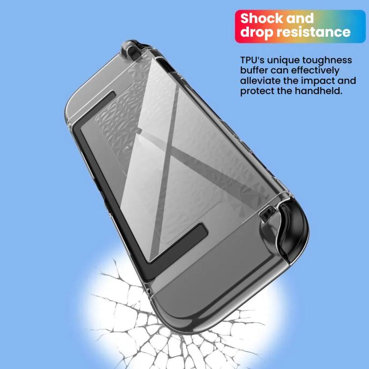 For Nintendo Switch 2 TPU+PC Split Transparent Case Cover Shockproof Shell
