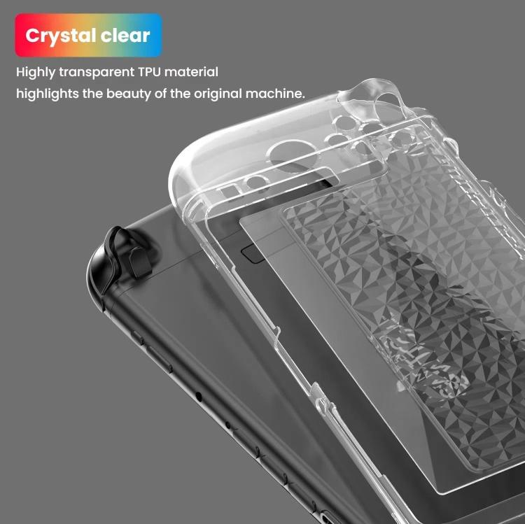For Nintendo Switch 2 TPU+PC Split Transparent Case Cover Shockproof Shell