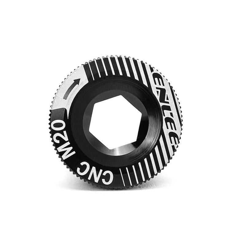 ENLEE Aluminum Bicycle Crank Cover Crank Screws — M18 Gold