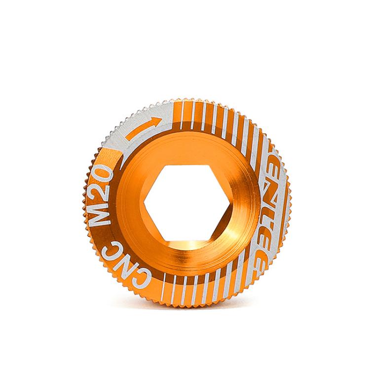 ENLEE Aluminum Bicycle Crank Cover Crank Screws — M20 Blue
