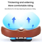 FMFXTRA Thickened Bicycle Saddle Mountain Bike Shaped Saddle
