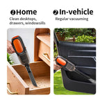 HD001 Portable Multifunctional Car Cordless Vacuum Cleaner Safety Hammer Suction Blower All In One Machine