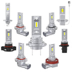 2pcs Mini 1:1 Direct Plug Car LED Headlight Bulb