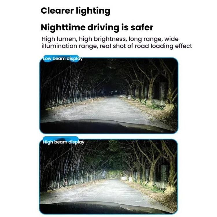 2pcs Mini 1:1 Direct Plug Car LED Headlight Bulb
