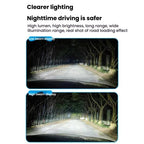 2pcs Mini 1:1 Direct Plug Car LED Headlight Bulb