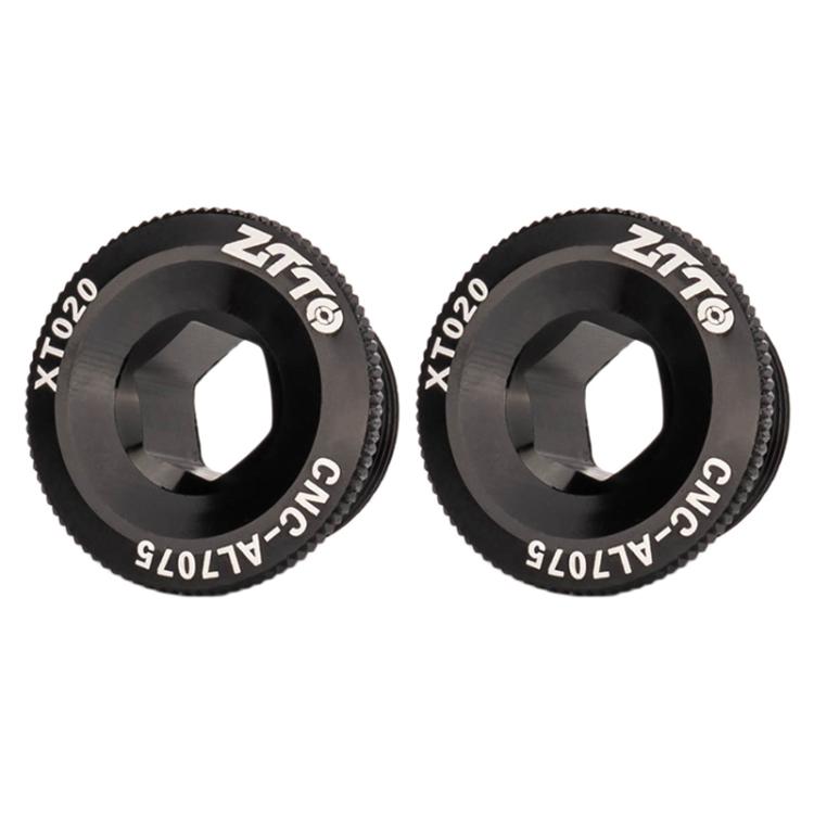 2pcs ZTTO Bicycle Aluminum Alloy Crank Cover Mountain Bike Crank Screws — M19 Blue