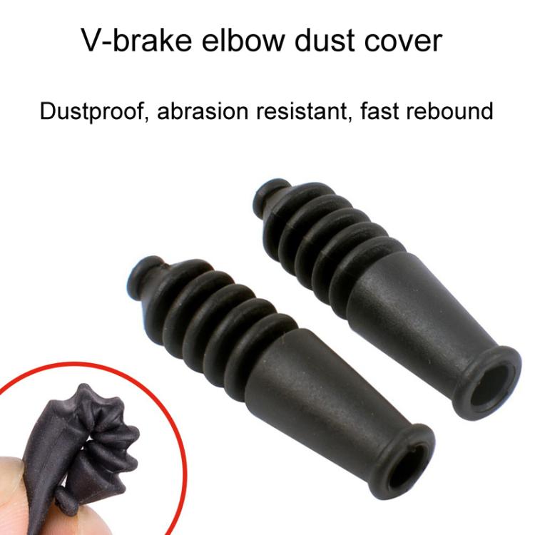 5sets ZTTO Bicycle V Brake Bend Accessories Brake Cable Dust Protective Cover