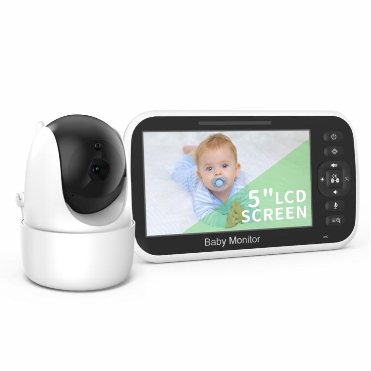 5 inch LCD Screen Auto Night Vision Baby Monitor