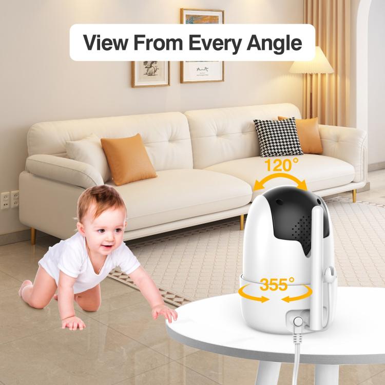 5 inch LCD Screen Auto Night Vision Baby Monitor