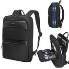 Men Expandable Waterproof Lightweight Laptop Backpack With Floating Zipper — Tigernu T-B9121  17 Inch