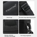 Men Expandable Waterproof Lightweight Laptop Backpack With Floating Zipper — view 12