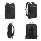 Men Expandable Waterproof Lightweight Laptop Backpack With Floating Zipper — view 4