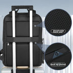 Men Expandable Waterproof Lightweight Laptop Backpack With Floating Zipper — view 10