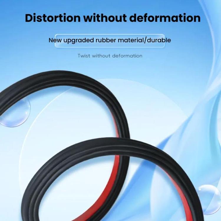 Three-layer Eight-hole Car Door Seam Waterproof Sealing Sound Insulation Strip