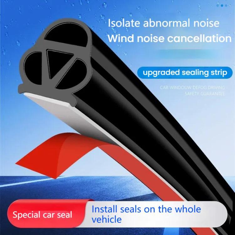 Truck Door Seam Large D Triangle Reinforced Waterproof Rubber Seal Strip
