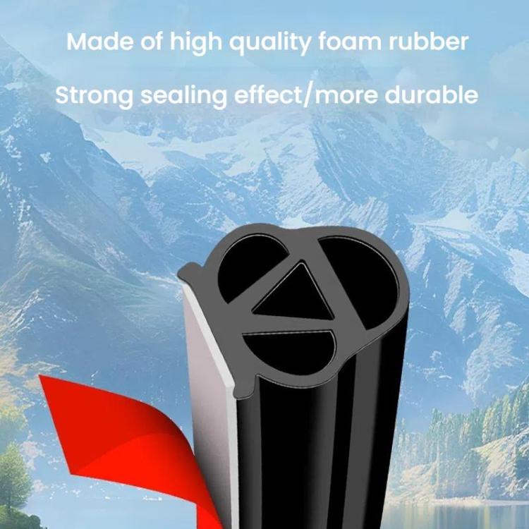 Truck Door Seam Large D Triangle Reinforced Waterproof Rubber Seal Strip