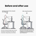 Adjustable Under Desk Foot Rest for Office Ergonomics, Anti-Cross Leg Design Foot Stool — view 6