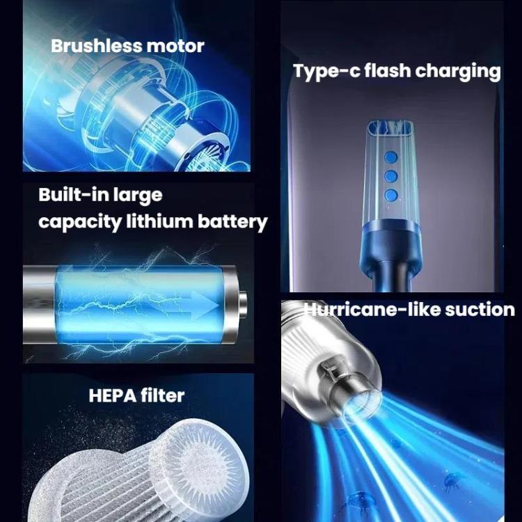 5500Pa Cordless Vacuum/Blowing Cleaner For Home & Car — view 5