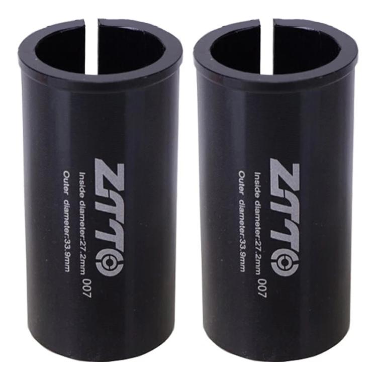 2pcs ZTTO Bicycle Seat Post Conversion Sleeve Reducer Cover — 27.2-33.9mm 007