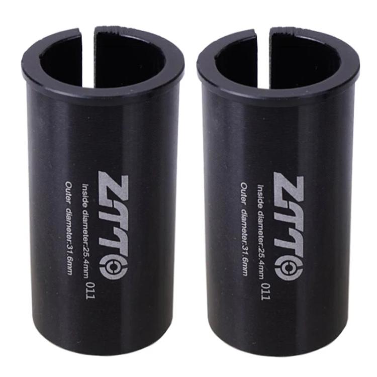 2pcs ZTTO Bicycle Seat Post Conversion Sleeve Reducer Cover — 25.4-31.6mm 011