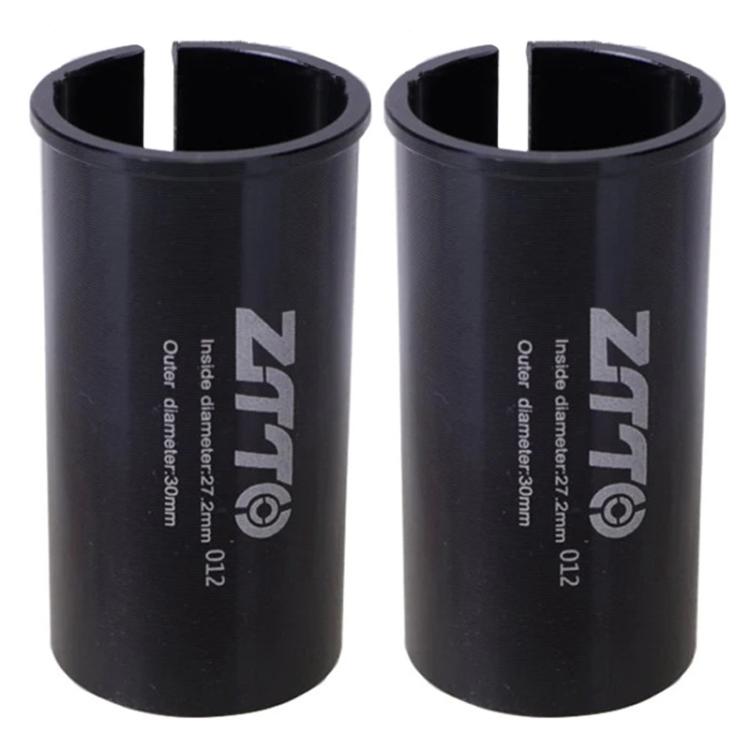 2pcs ZTTO Bicycle Seat Post Conversion Sleeve Reducer Cover — 27.2-30mm 012