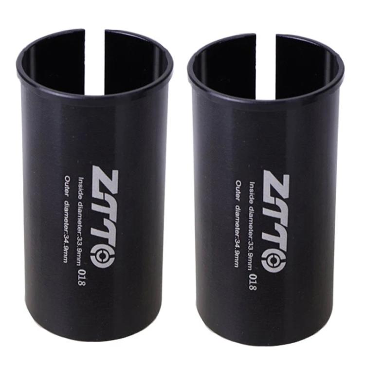 2pcs ZTTO Bicycle Seat Post Conversion Sleeve Reducer Cover — 33.9-34.9mm 018