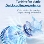 360-Degree Rotation Foldable Handheld Desk Fan Wall Mounted Rechargeable Portable Mini Fan — view 8