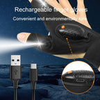 Night Riding Lighting Car Repair Fish Rechargeable LED Light Gloves