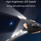 Night Riding Lighting Car Repair Fish Rechargeable LED Light Gloves