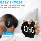 EDUP EH-8816 Simple Digital Electronic Clock Night Light Battery Plug-in Dual Power Mode Alarm Clock — view 8