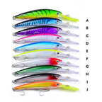 PROBEROS DW627 Long-Distance Casting Large Minnow Lure Fishing Bionic Bait — view 32