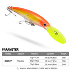 PROBEROS DW627 Long-Distance Casting Large Minnow Lure Fishing Bionic Bait — view 33