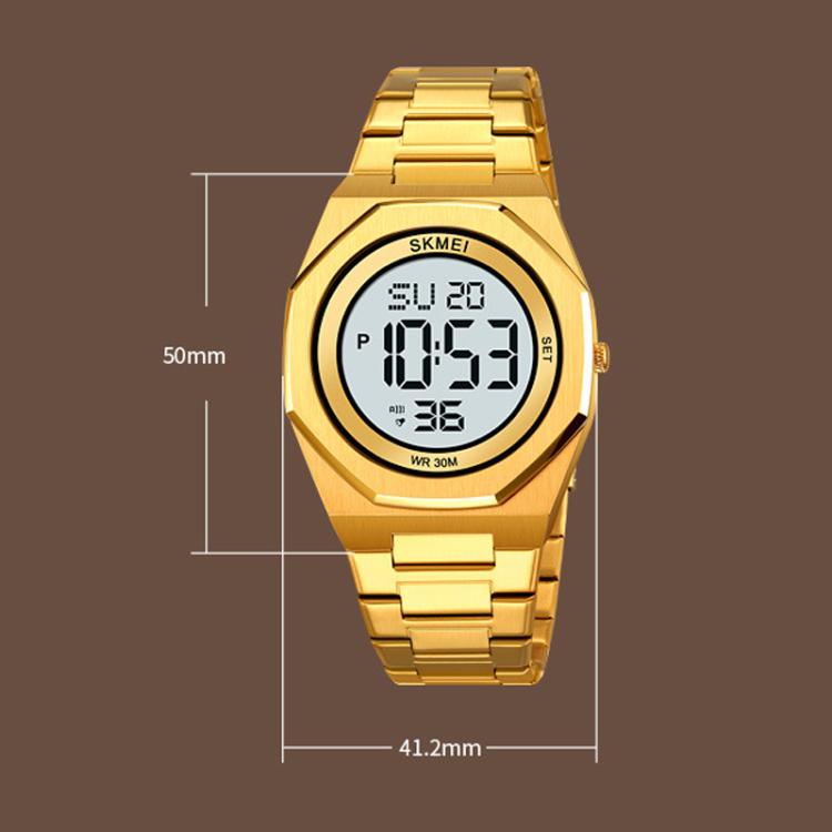 SKMEI 2479 Men Business Casual Multi-Function Chronograph Electronic Watch — view 6
