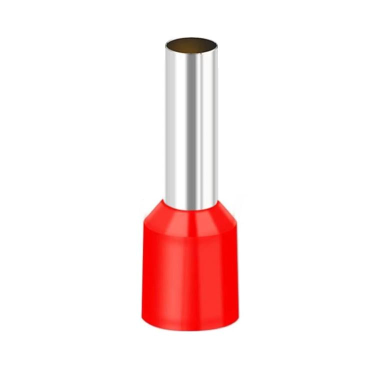 1000pcs /Pack Tube Type Cold Pressed Terminal SV RV Copper Terminal Head, Random Color Delivery